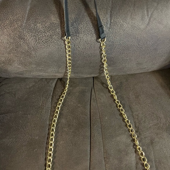 Olivia + Joy Python Embossed‎ Gold Chain Black and Yellow Purse/Crossbody - Picture 8 of 13